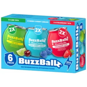 BuzzBallz Lime ‘Rita and Strawberry ‘Rita 6pk