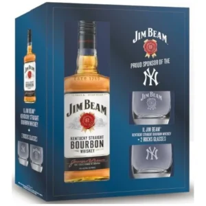 Jim Beam Bourbon Yankees Gift